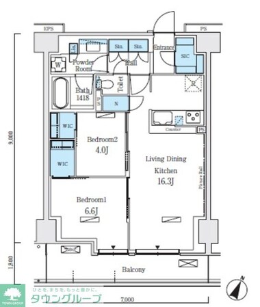 ロイヤルパークス赤羽ノースの物件間取画像